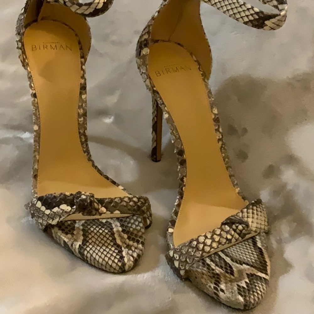 Alexandre Birman Python Sandals - image 4